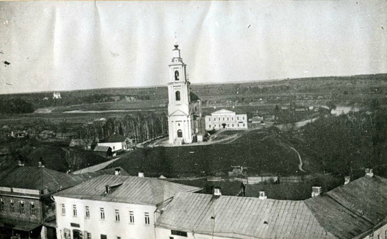 Вид на Городище, Рождественский собор и Здание присутственных мест