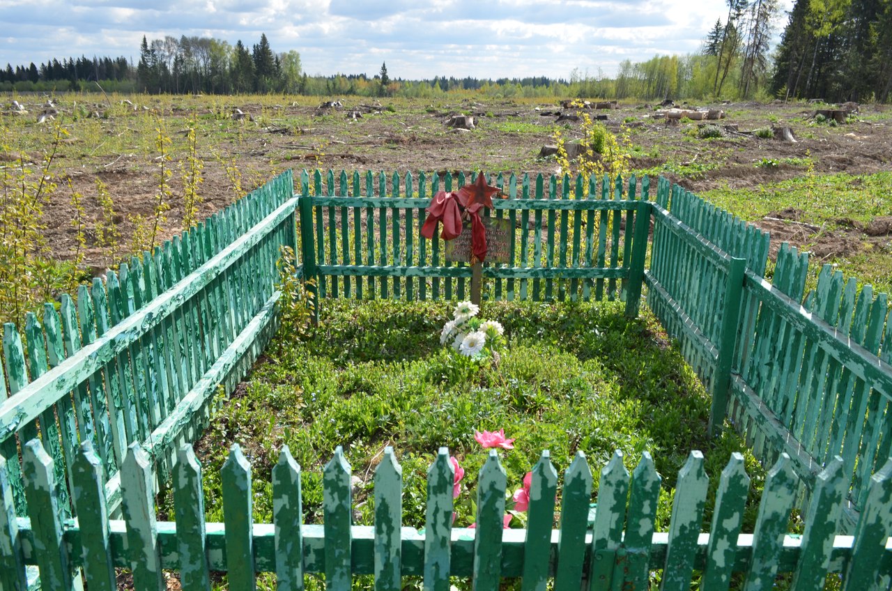 Одиночное захоронение у бывшего пионерского лагеря «Зеленая Горка»