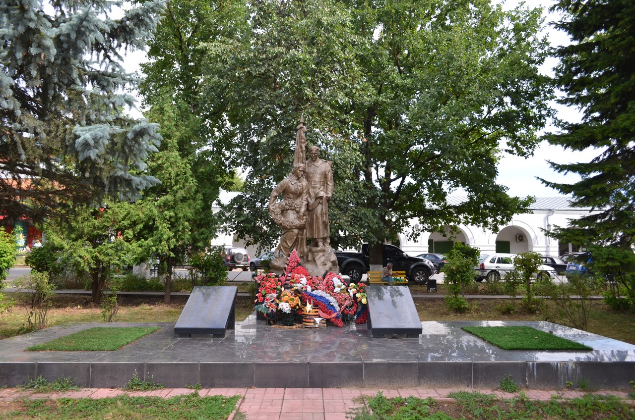 Воинское захоронение в Верее